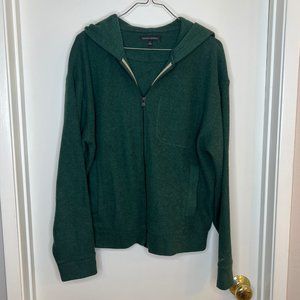 Banana Republic Green Hooded Sweater